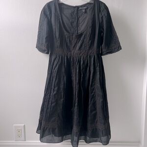 Banana Republic boho black dress